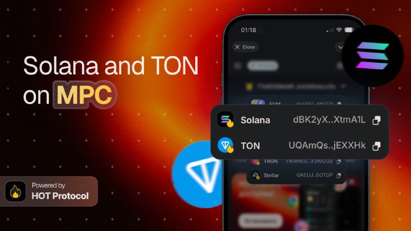 Solana Support Arrives on HOT MPC