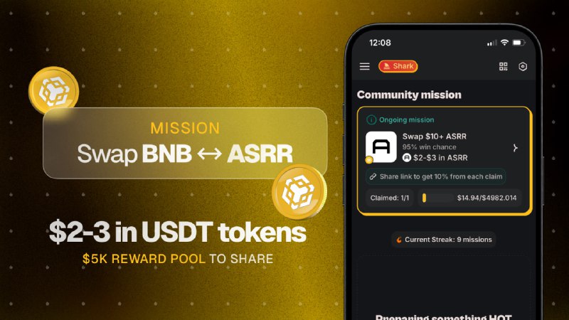 A BNB Swap Mission with Instant Rewards