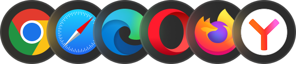 Available in your favorite browsers